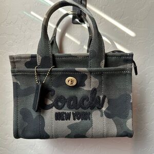 Coach Green and Black Camouflage Tote - Size small (20)